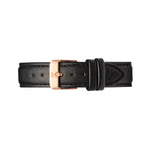 Rose Gold and Black Leather Watch Strap | Bow London | Mayfair X Rose