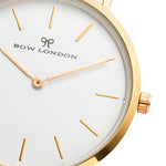 Gold and White Watch Face | Bow London | Classic X Gold