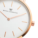 Rose Gold and White Watch Face | Bow London | Classic X Rose